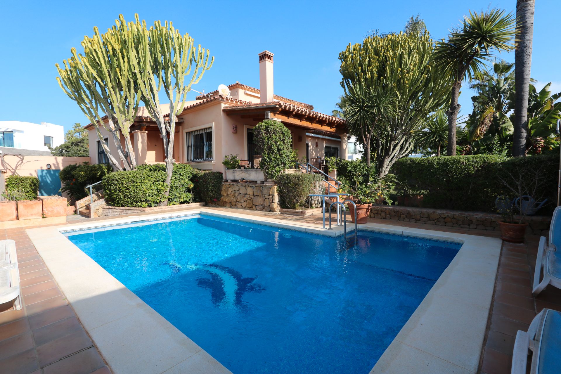 Swimming pool of House or chalet for sale in Marbella  with Private garden and Swimming Pool