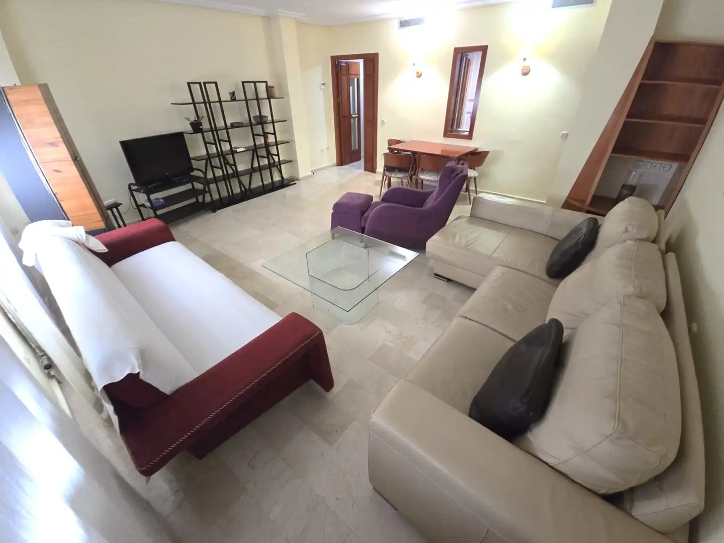 Living room of Apartments for rent in Cáceres  with Air Conditioner, Heating and Terrace