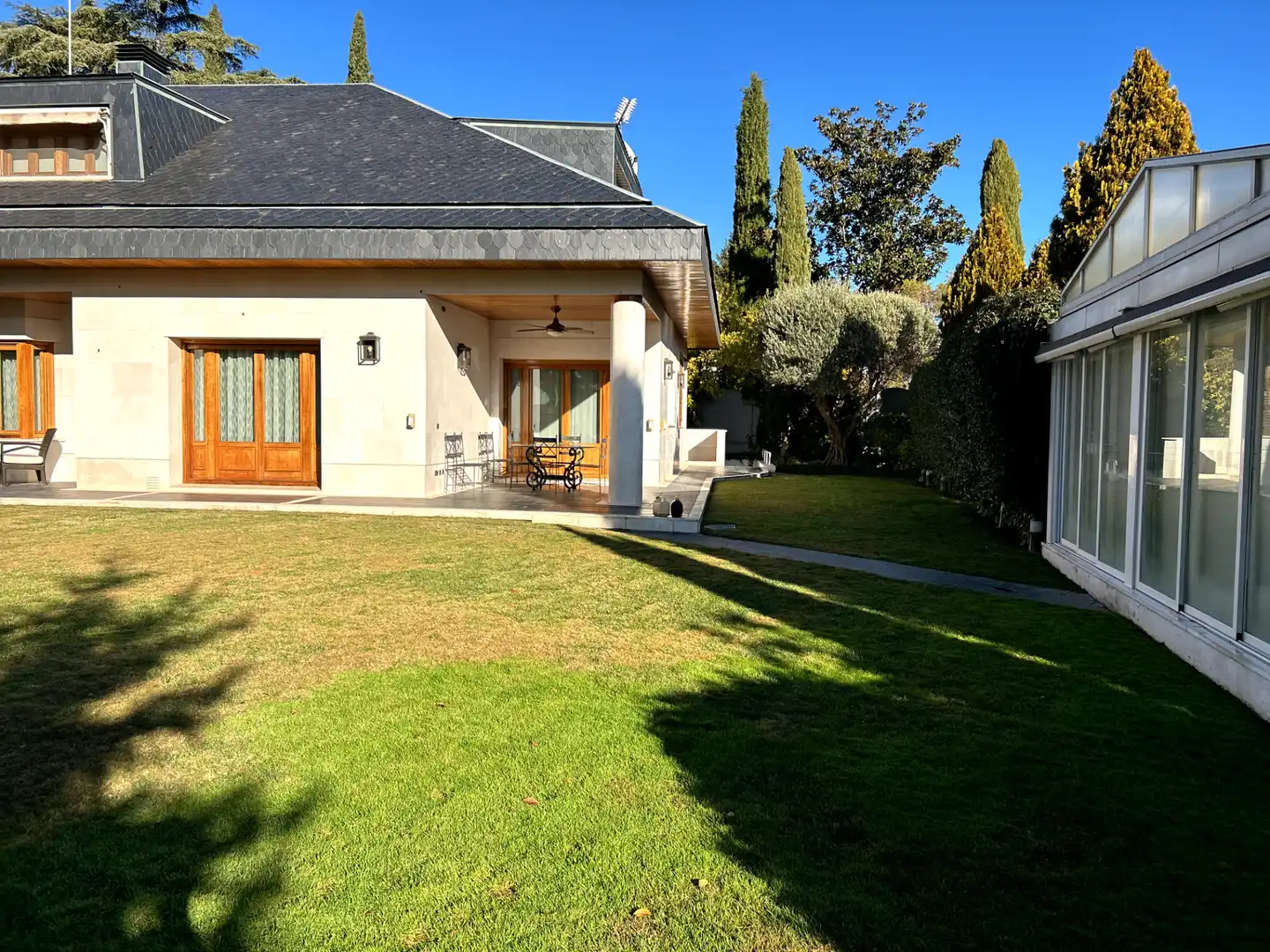 Jardín de Casa o chalet en venta en Madrid con Aire acondicionado, Calefacción y Jardín privado