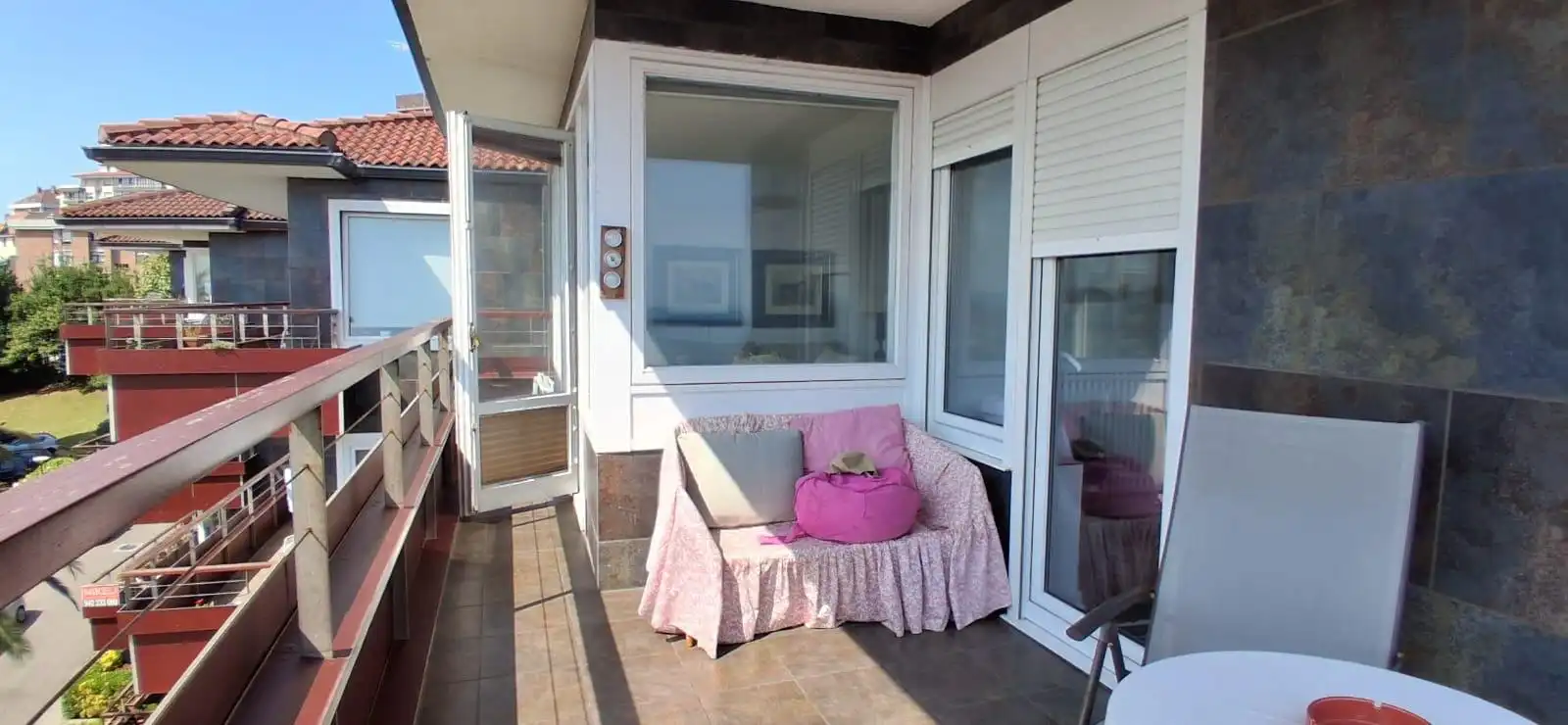 Balcony of Flat for sale in Santander  with Heating, Terrace and Storage room