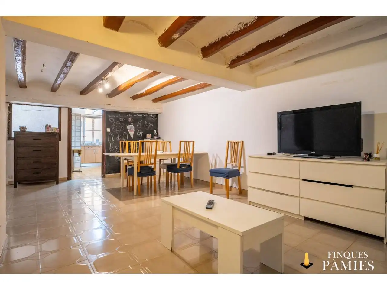 Sala de estar de Casa o chalet en venta en Riudecols con Terraza y Alarma