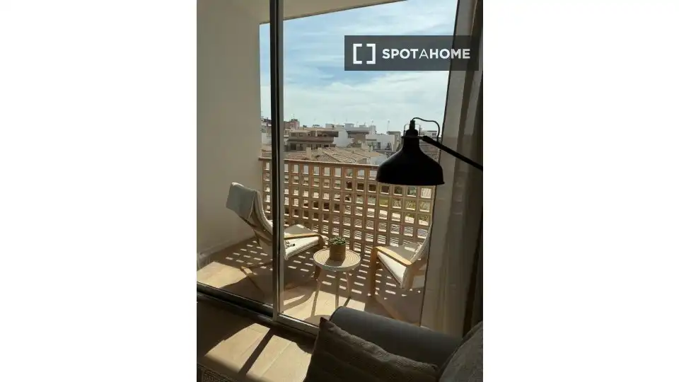 Terraza de Piso de alquiler en Paterna con Aire acondicionado, Calefacción y Amueblado