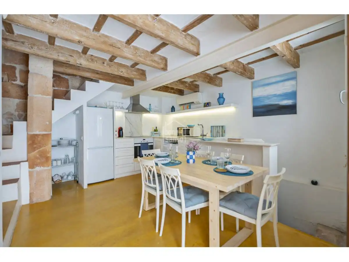 Cocina de Apartamento en venta en Ciutadella de Menorca con Calefacción, Terraza y Amueblado