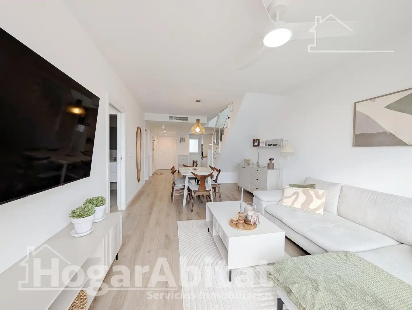 Living room of Attic for sale in Santa Pola  with Air Conditioner, Parquet flooring and Terrace