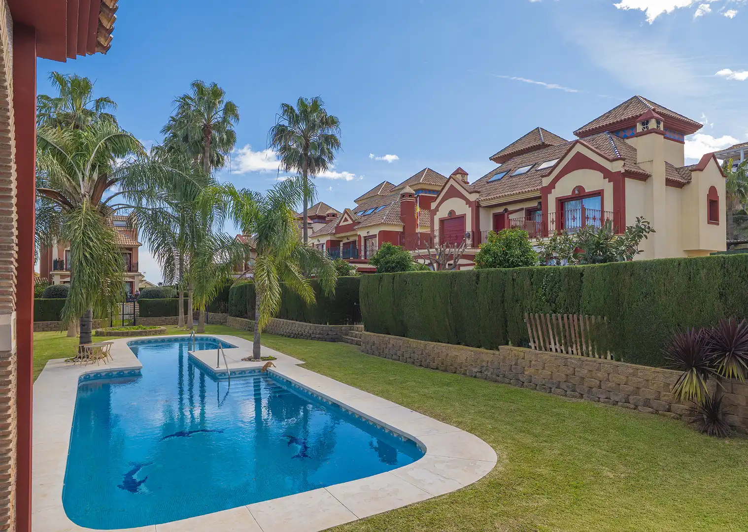 Jardín de Casa adosada en venta en Benalmádena con Terraza, Piscina y Internet