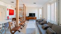 Living room of Duplex for sale in  Madrid Capital  with Air Conditioner, Heating and Parquet flooring