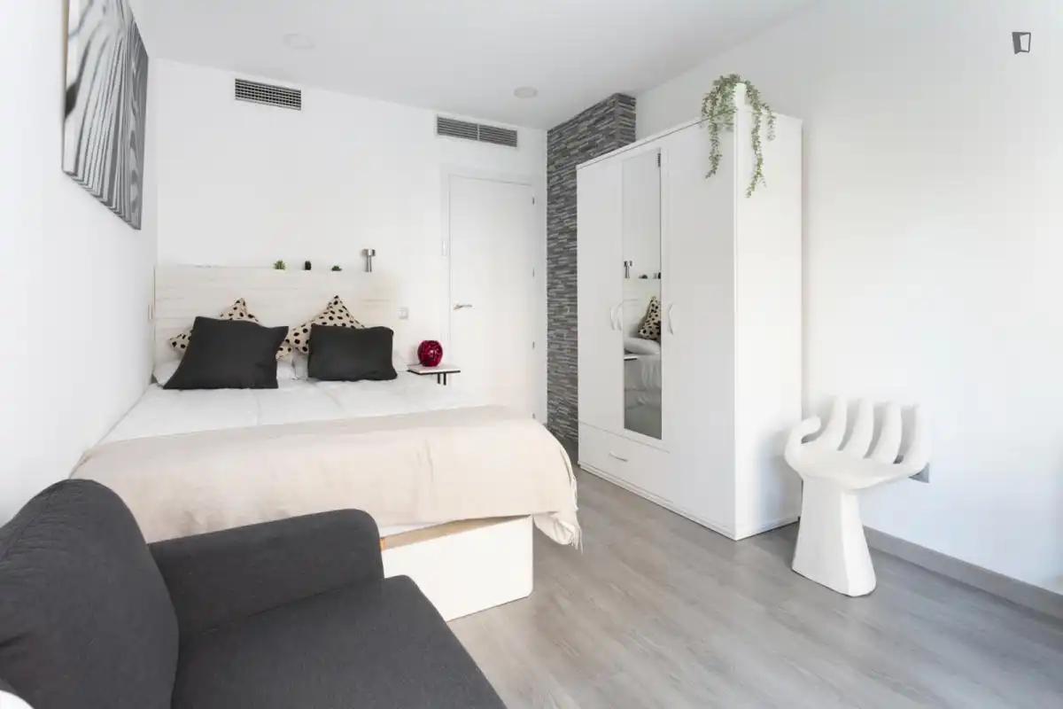 Bedroom of Apartments for rent in Madrid  with Heating, Furnished and Oven
