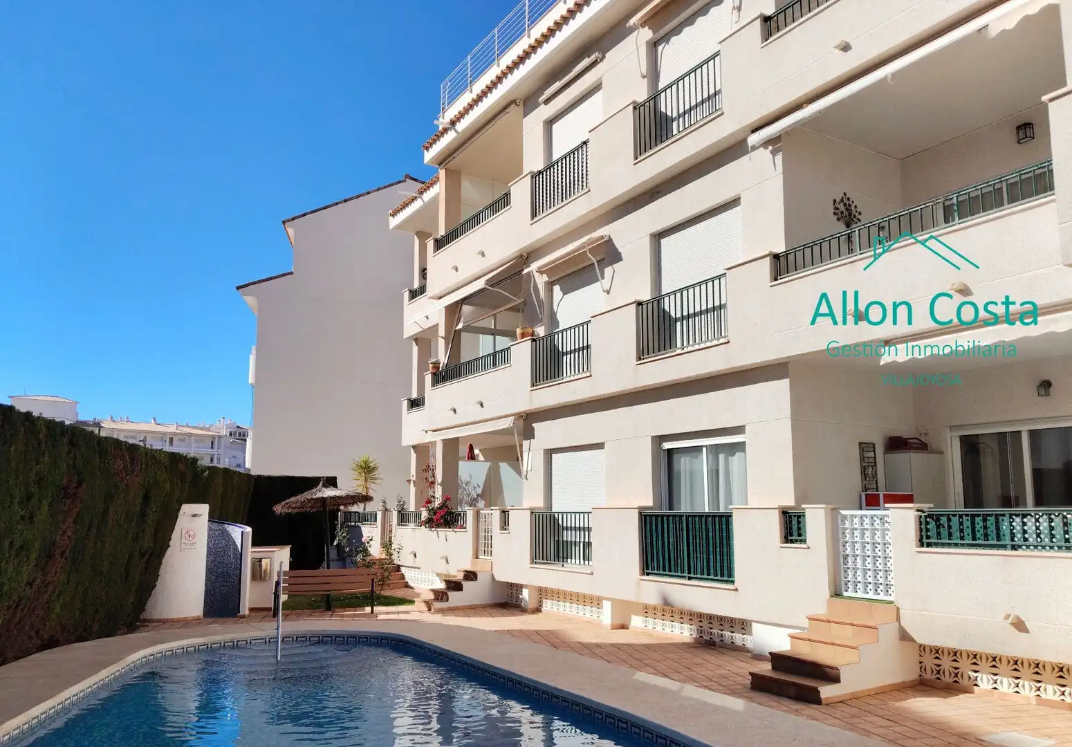 Exterior view of Flat for rent in Altea  with Air Conditioner, Terrace and Furnished