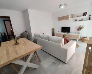 Living room of Flat for sale in Estepona  with Air Conditioner, Terrace and Furnished