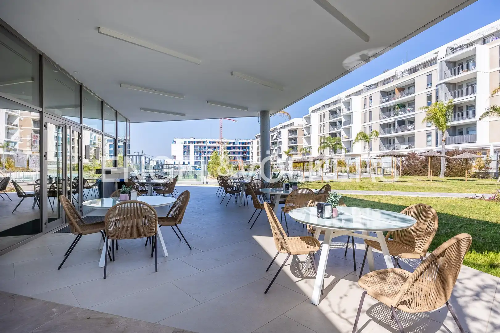 Terrace of Detached homes for sale in Mairena del Aljarafe  with Air Conditioner, Heating and Private garden