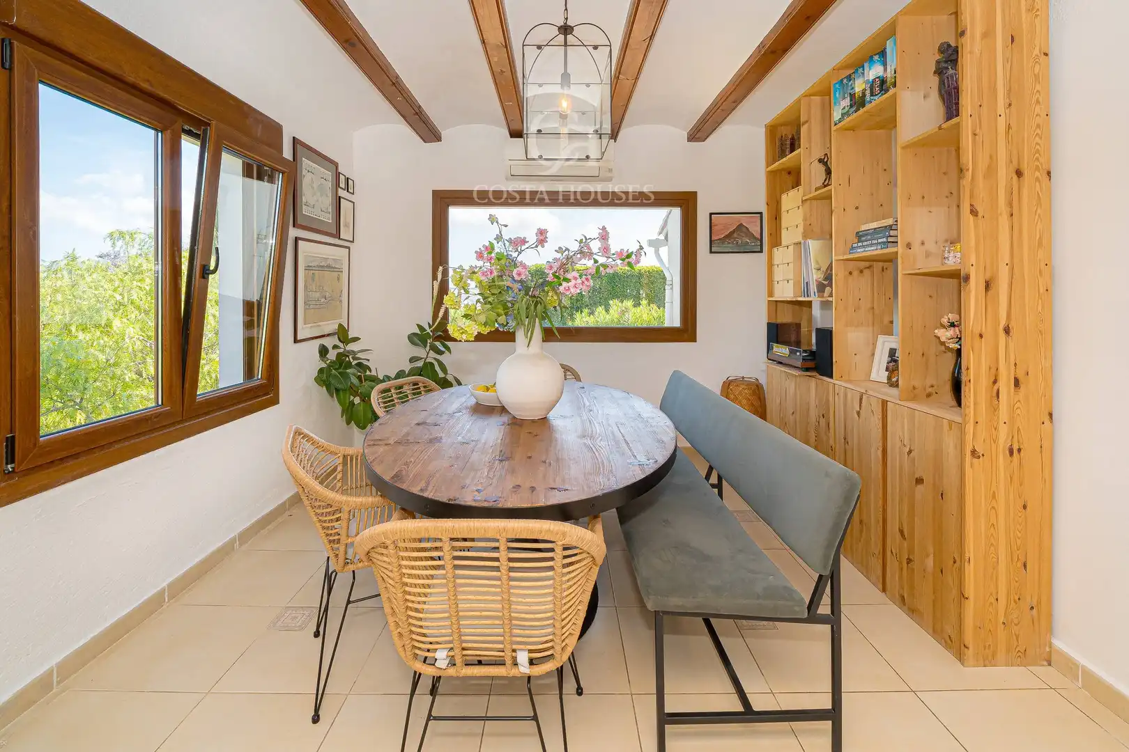 Menjador de Casa o xalet en venda en Jávea / Xàbia amb Aire condicionat, Jardí privat i Terrassa