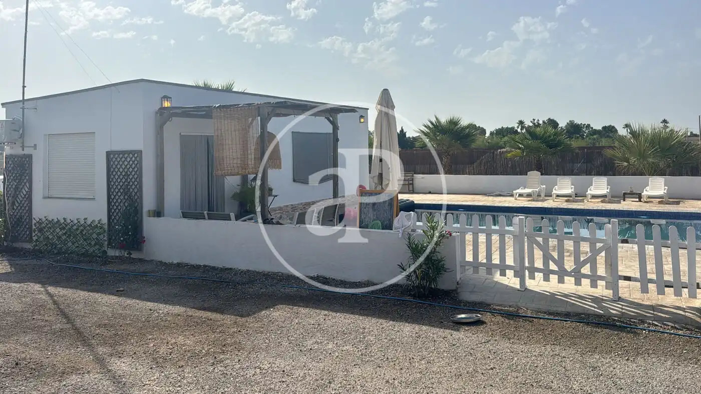Garden of Houses for rent in Elche / Elx  with Air Conditioner, Heating and Private garden