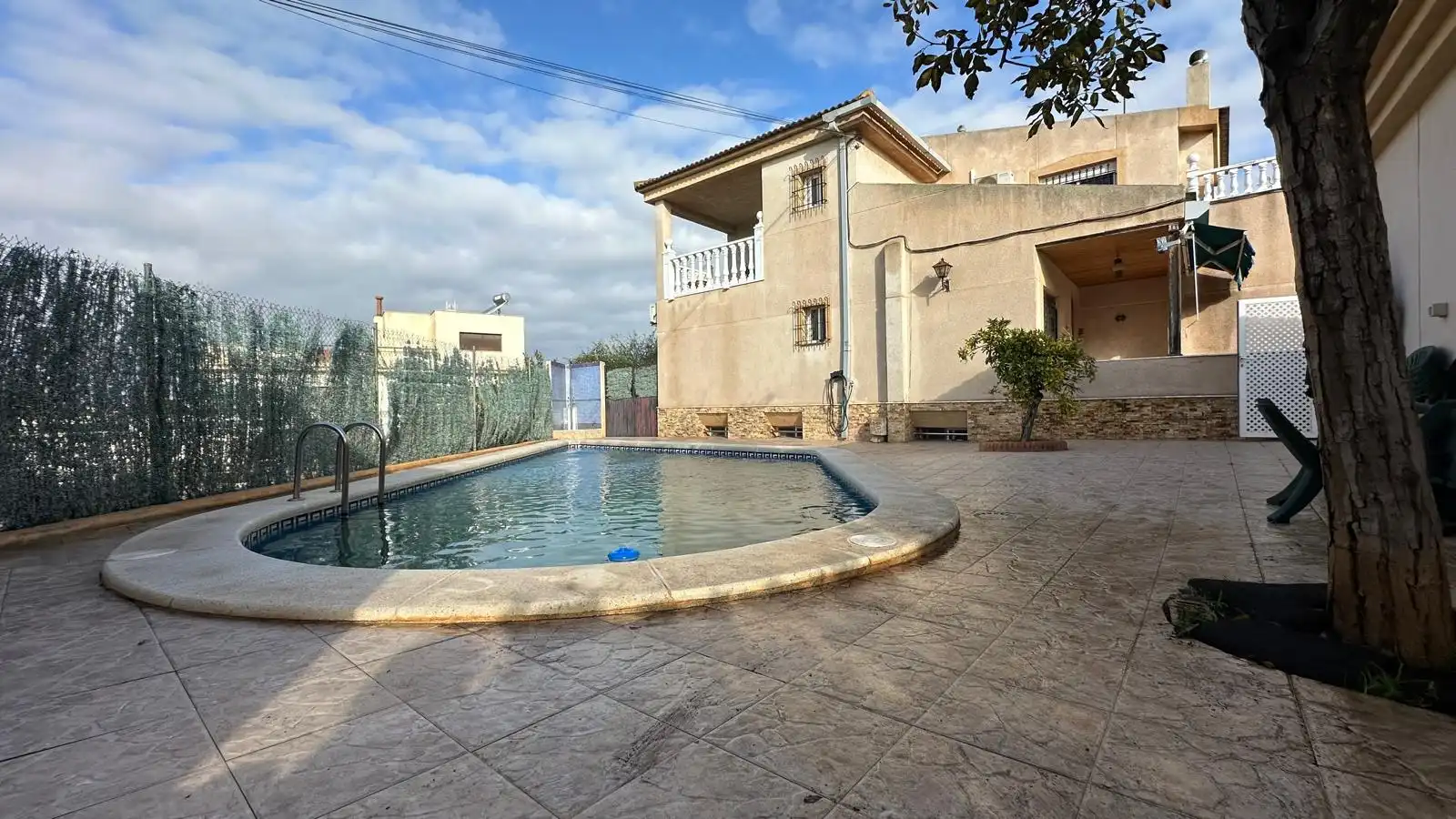 Piscina de Casa o xalet en venda en Cartagena amb Aire condicionat, Jardí privat i Terrassa