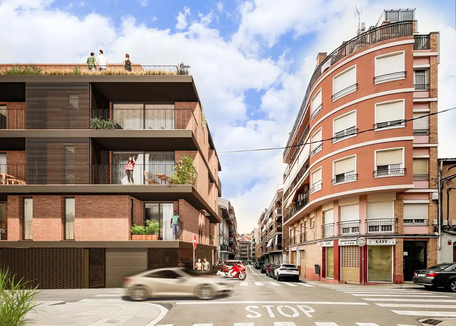 Vista exterior de Piso en venta en Manresa con Aire acondicionado, Calefacción y Horno
