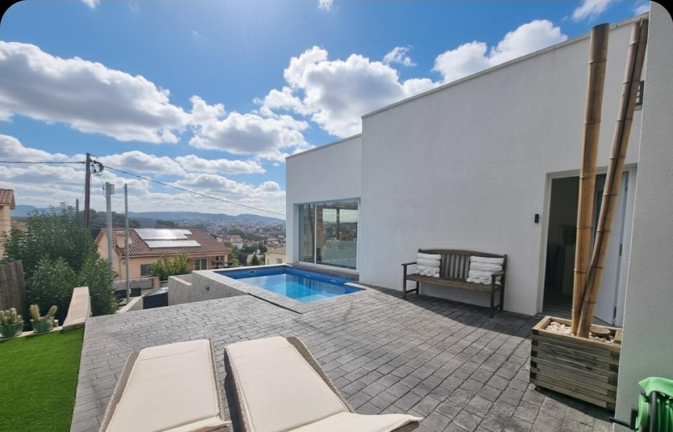 Terraza de Casa o chalet en venta en Lliçà d'Amunt con Piscina