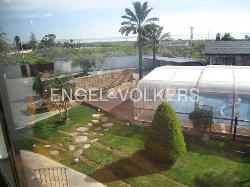 Terraza de Finca rústica en venta en Los Montesinos con Aire acondicionado, Calefacción y Jardín privado