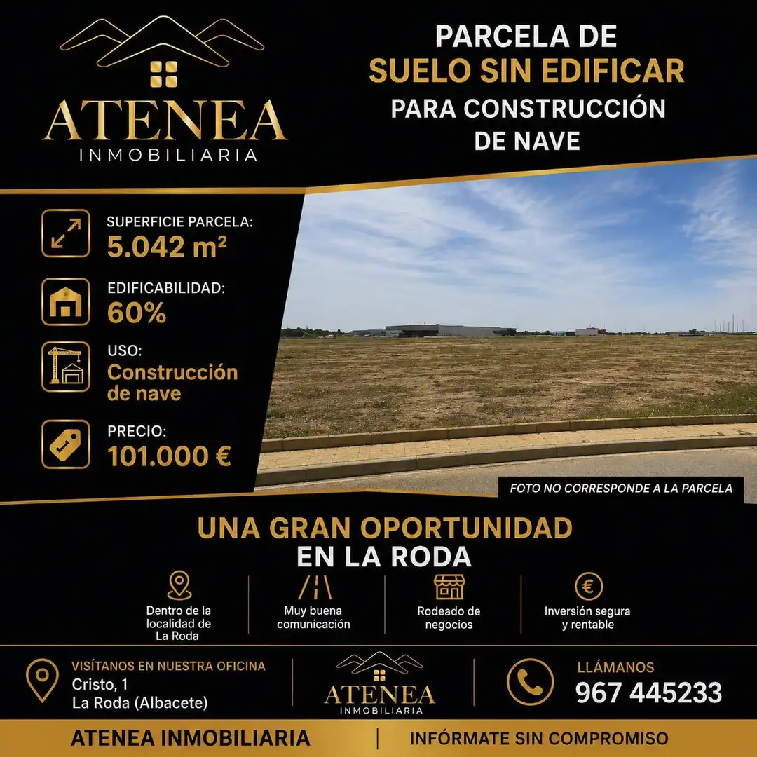 Fabrik Grundstücke zum Verkauf in La Roda
