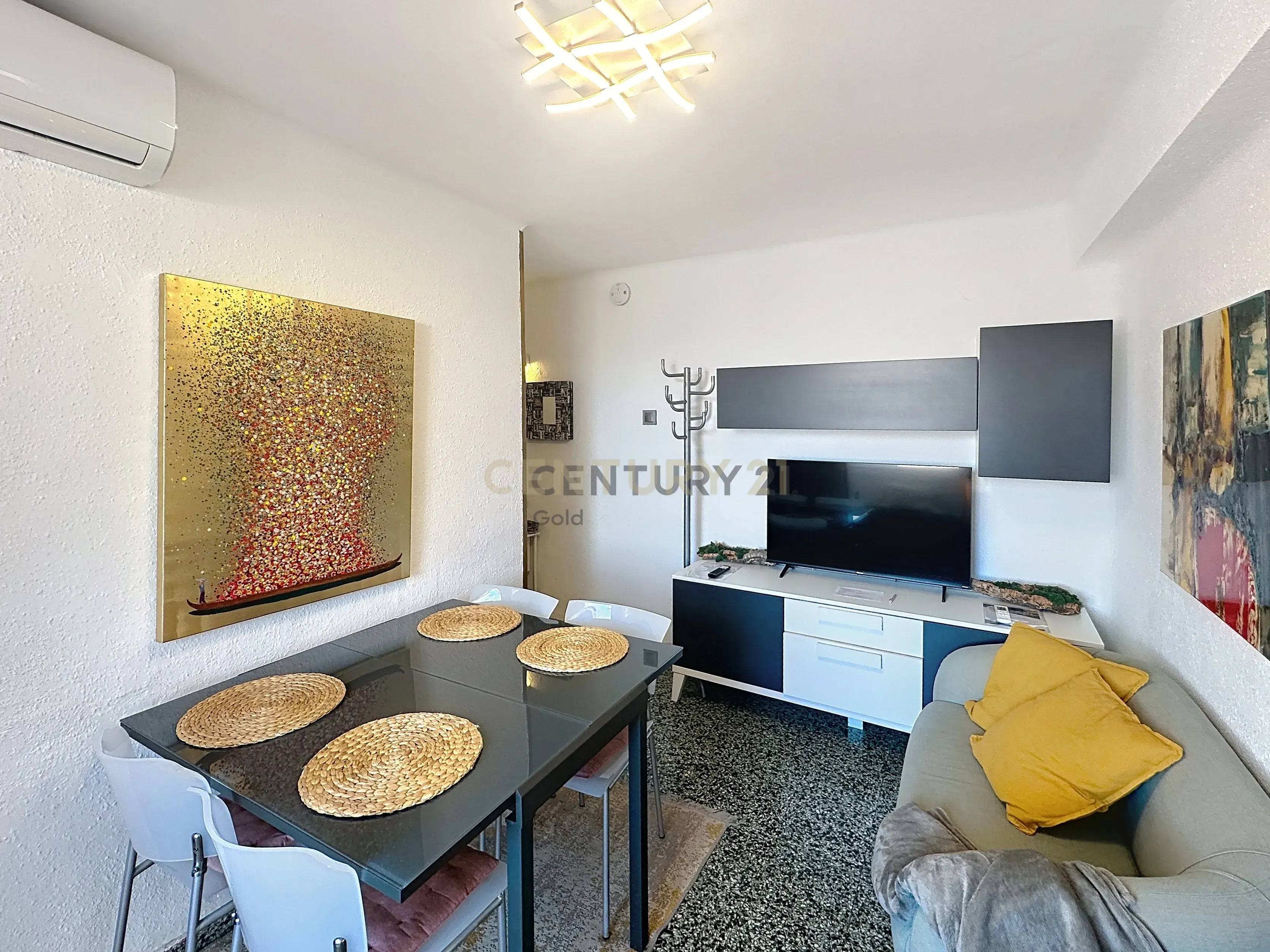 Sala de estar de Apartamento en venta en Málaga Capital con Aire acondicionado, Lavadora y Microondas