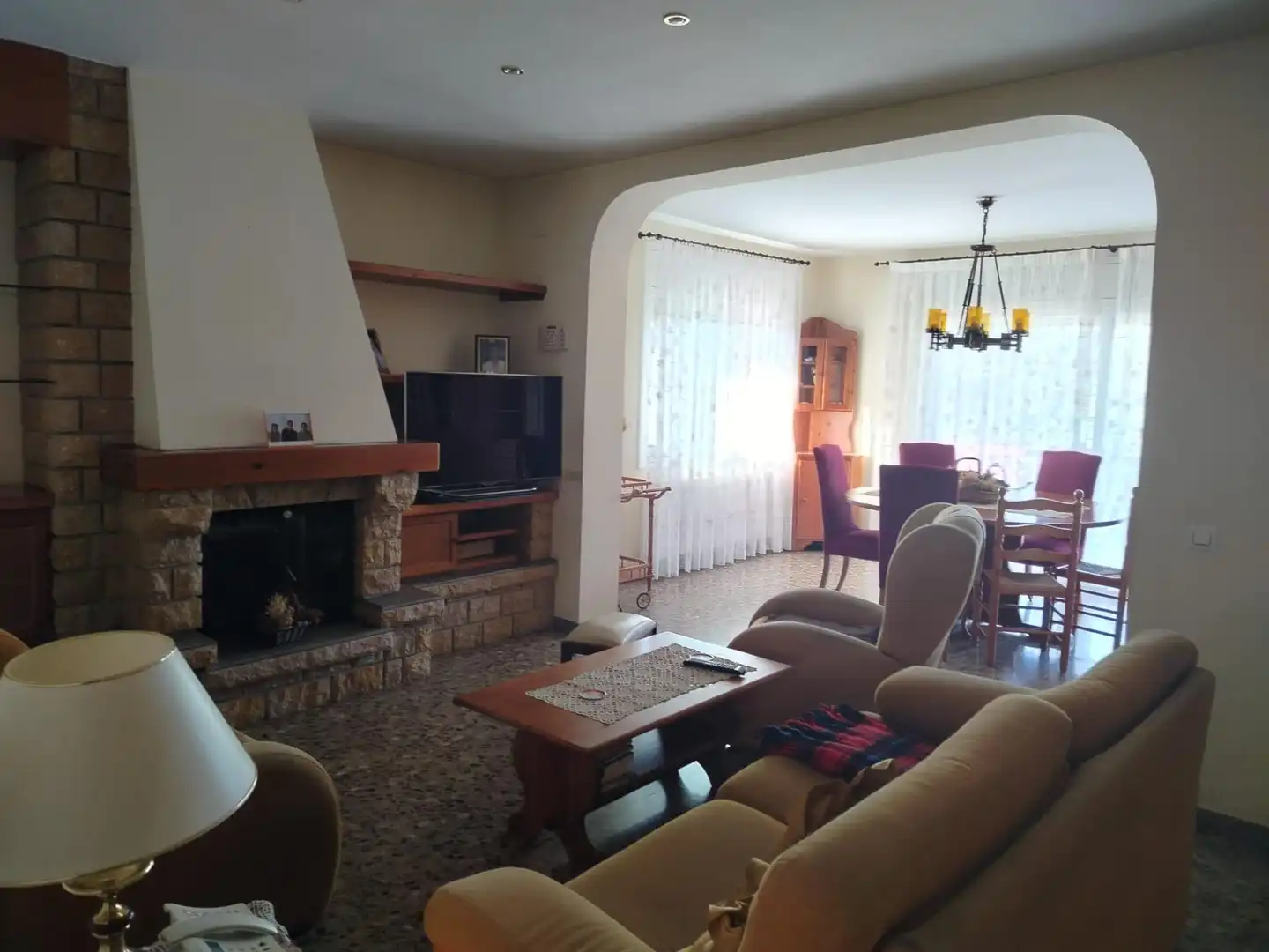 Sala de estar de Casa o chalet en venta en Caldes de Montbui con Aire acondicionado, Calefacción y Jardín privado