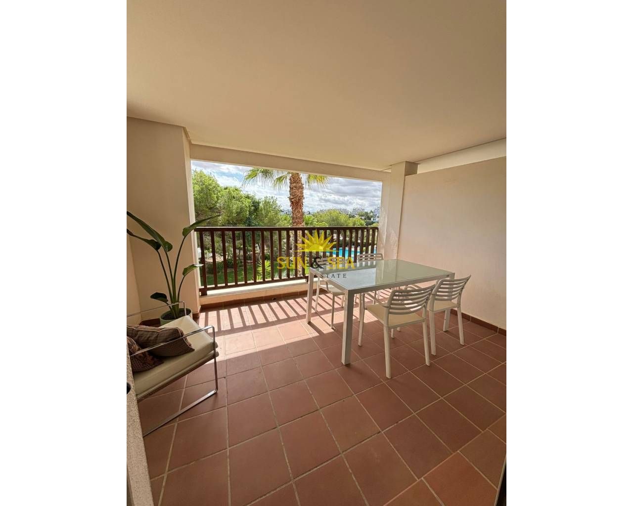 Terrassa de Apartament de lloguer en Orihuela amb Aire condicionat, Calefacció i Piscina