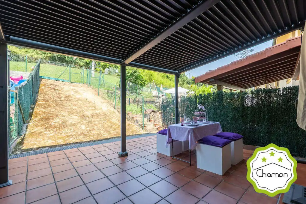 Terrasse von Einfamilien-Reihenhaus zum Verkauf in Barakaldo  mit Heizung, Privatgarten und Terrasse