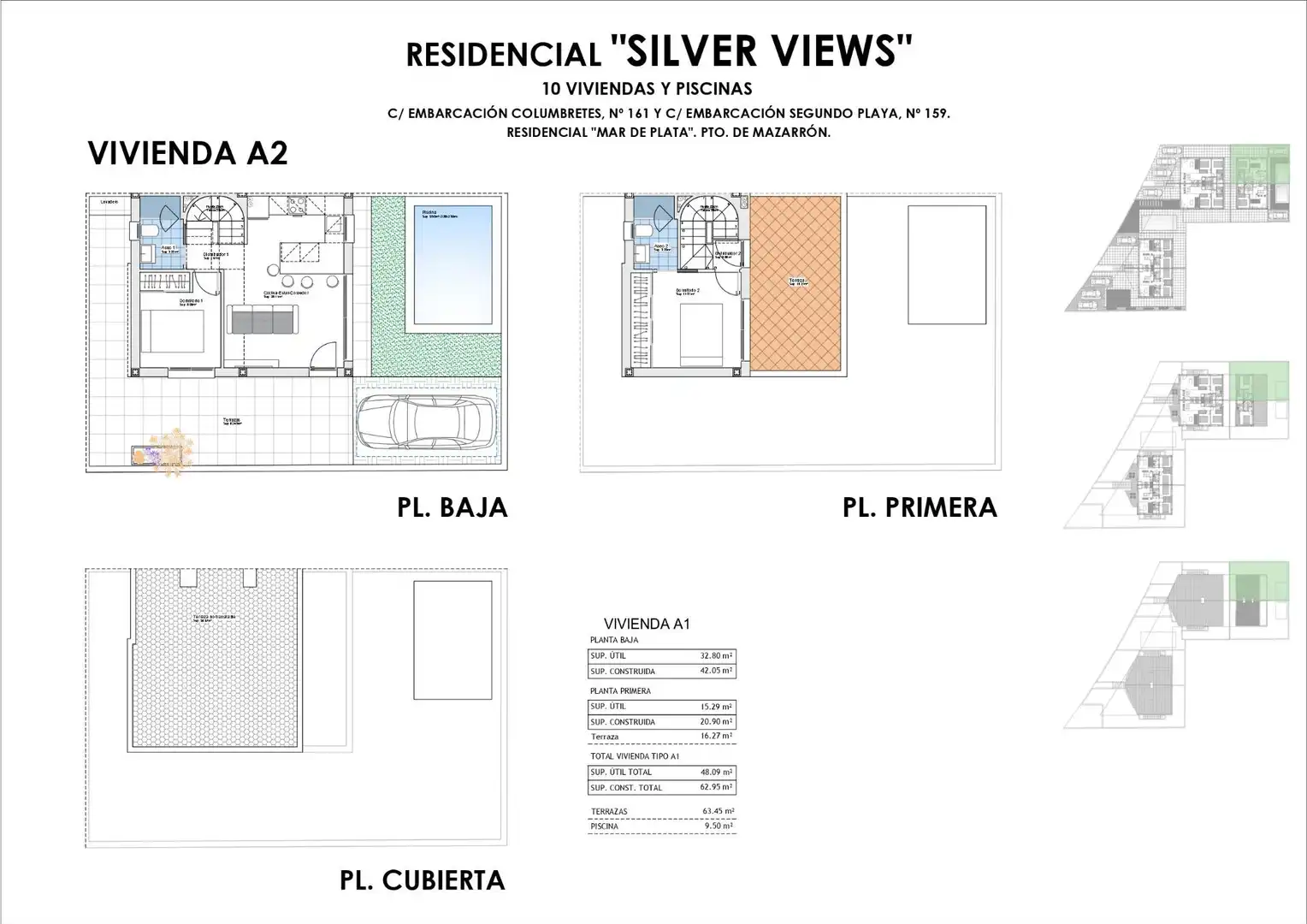 Dúplex en venta en Mazarrón con Aire acondicionado, Calefacción y Jardín privado