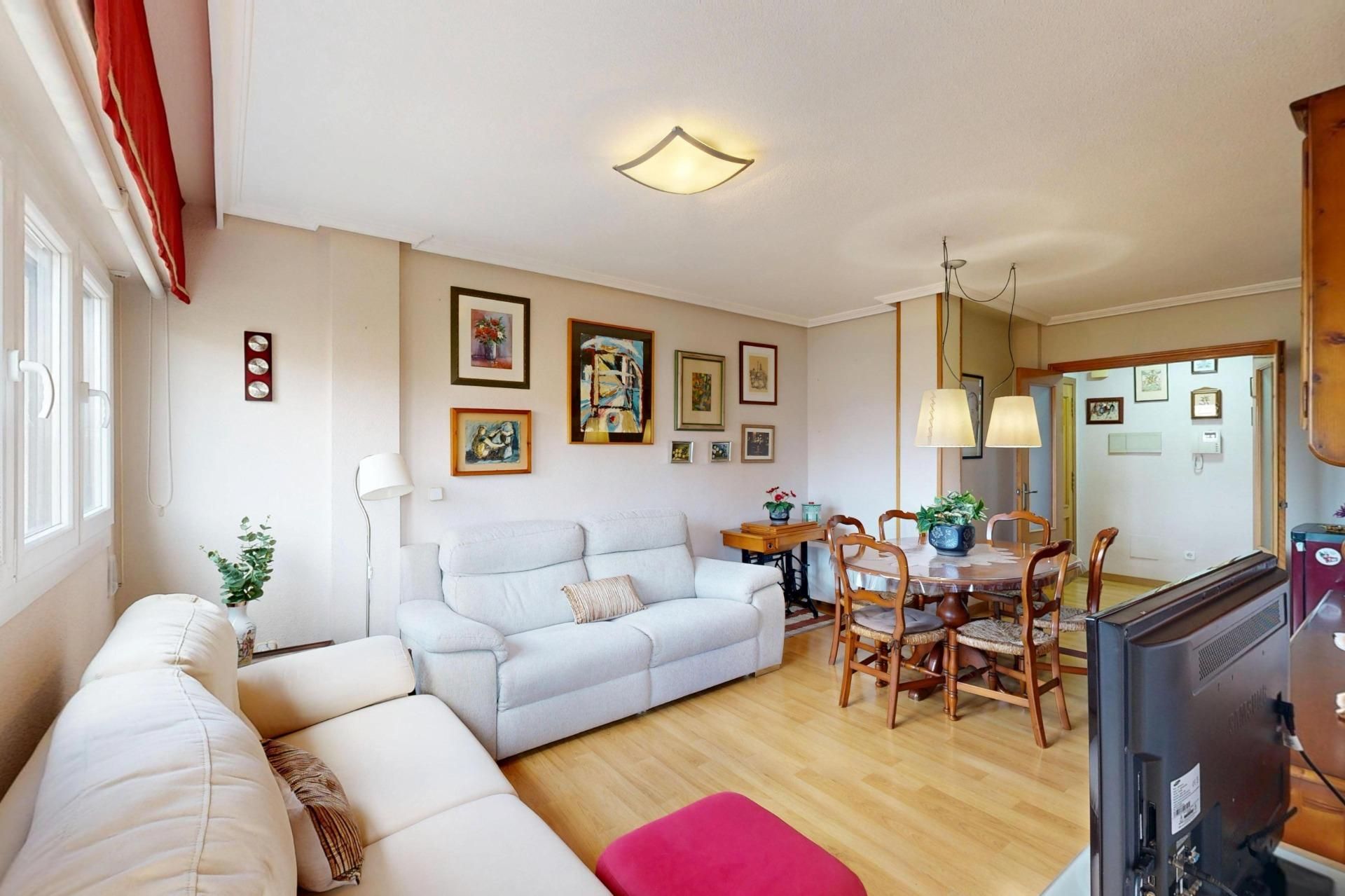 Living room of Flat for sale in Cartagena  with Air Conditioner, Balcony and Community pool