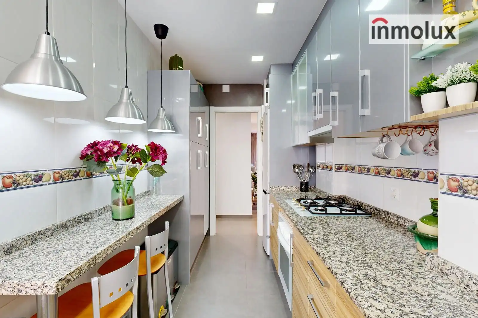 Cocina de Piso en venta en Alicante / Alacant con Aire acondicionado, Calefacción y Terraza