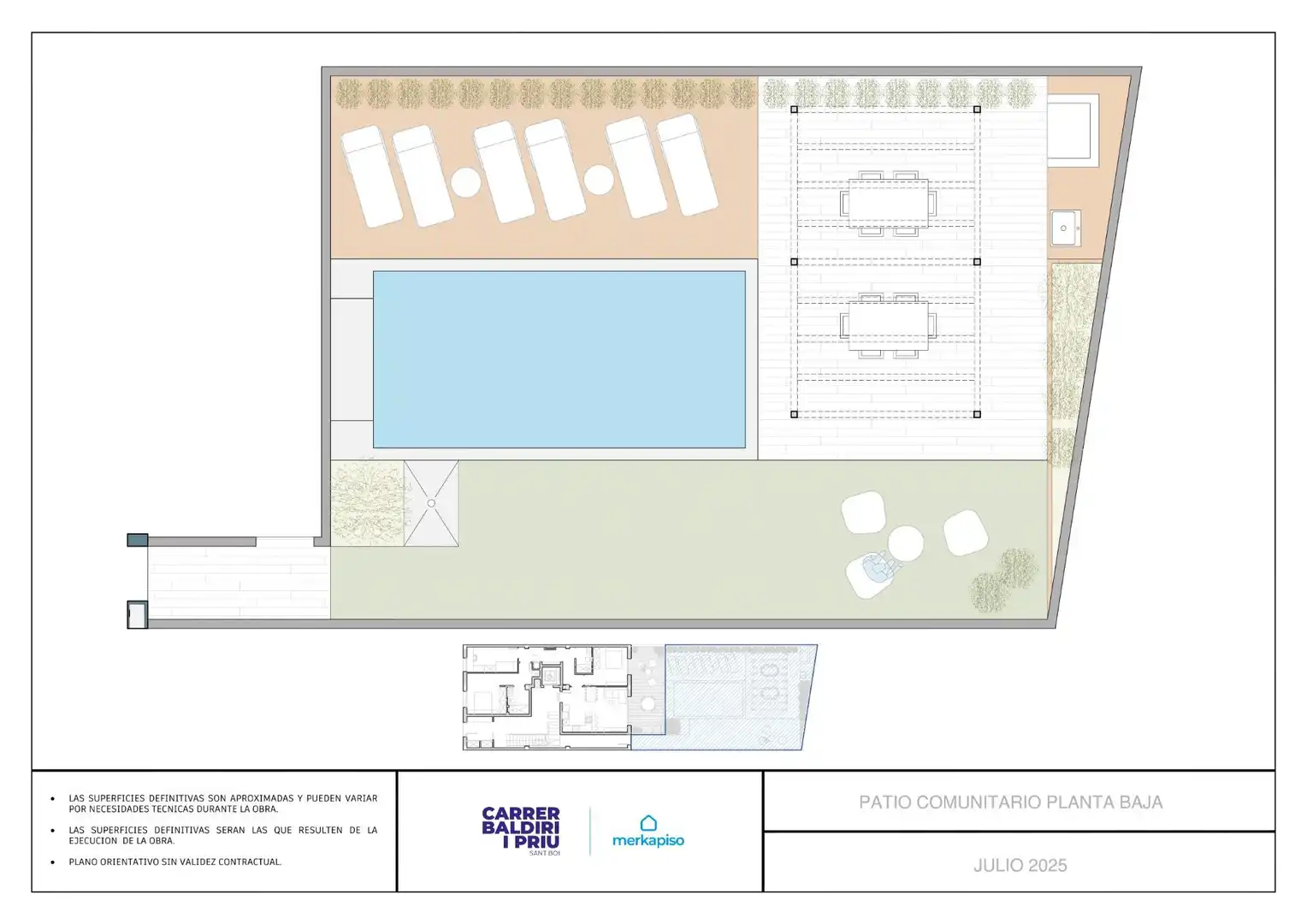 Swimming pool of Duplexes for sale in Sant Boi de Llobregat  with Heating, Private garden and Terrace