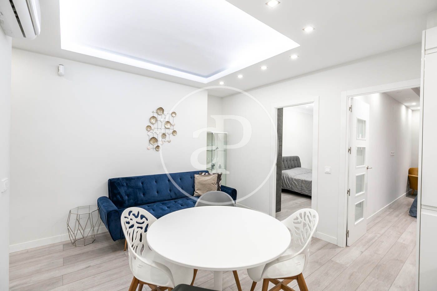 Living room of Flat for sale in  Barcelona Capital  with Air Conditioner, Heating and Balcony