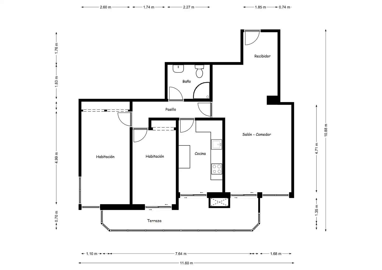 Piso en venta en Donostia - San Sebastián  con Calefacción, Terraza y Trastero