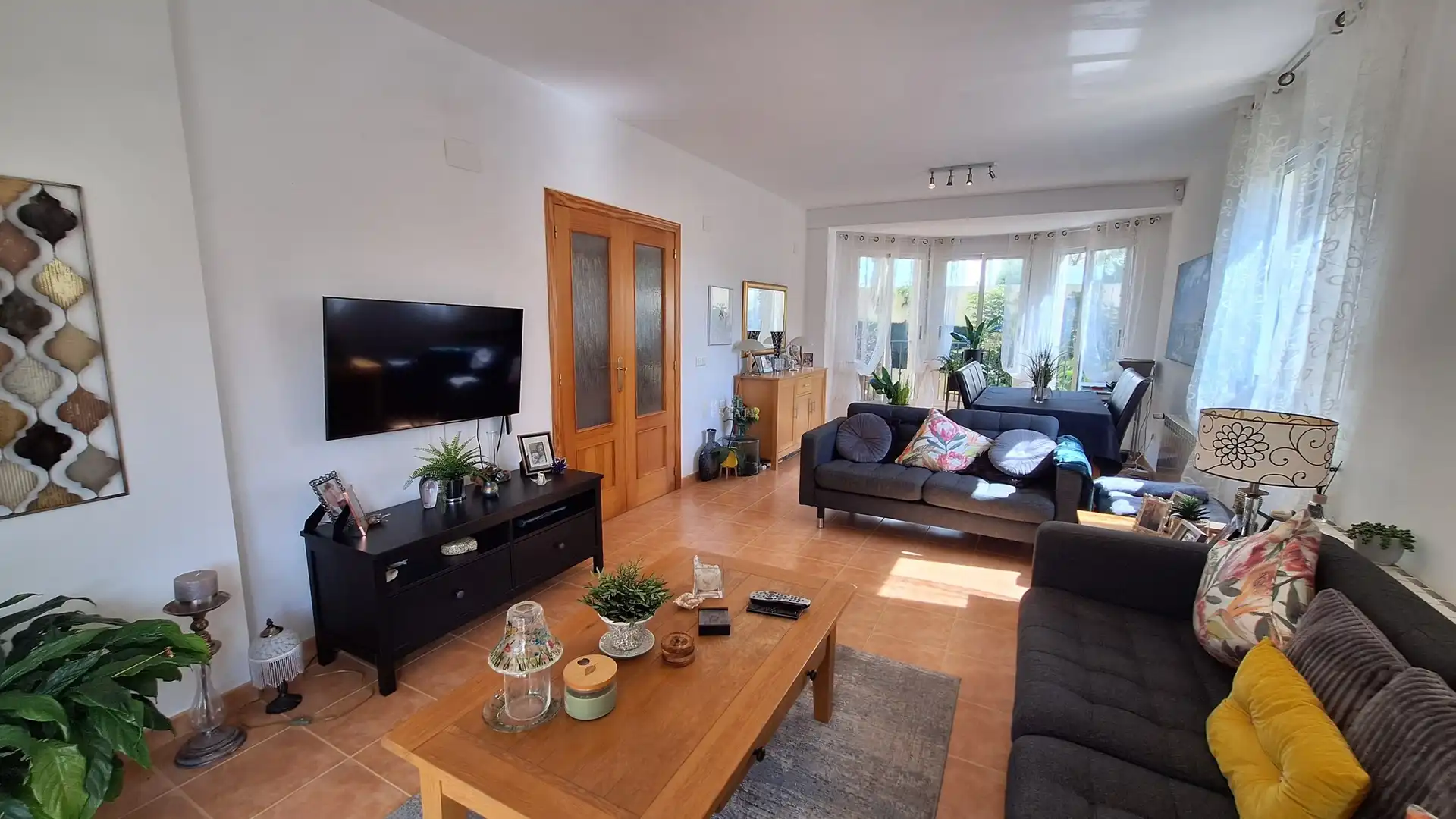Living room of Houses for sale in Barx  with Heating, Terrace and Storage room