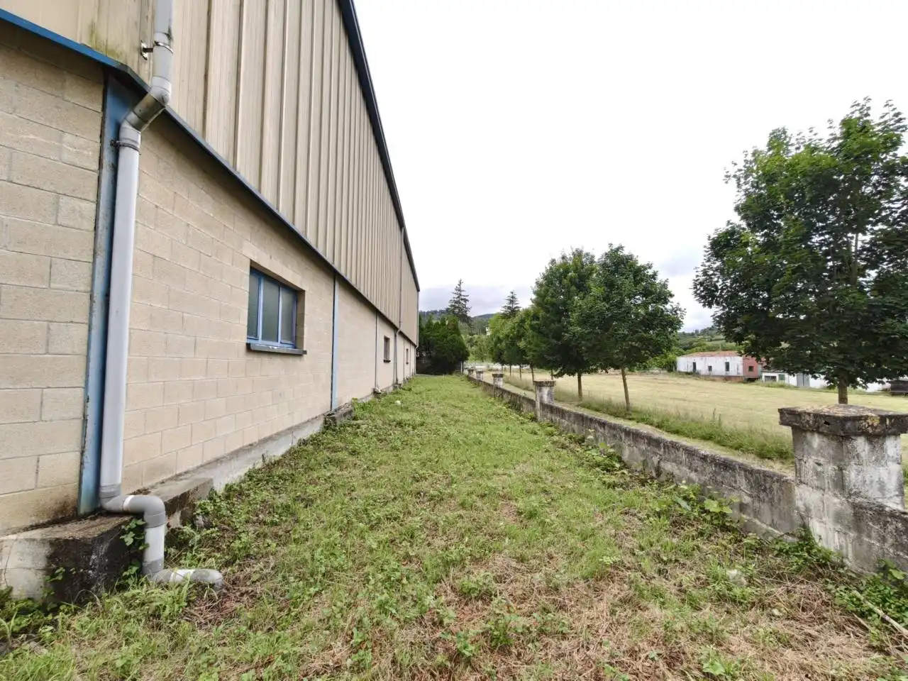 Vista exterior de Nave industrial en venta en Artziniega