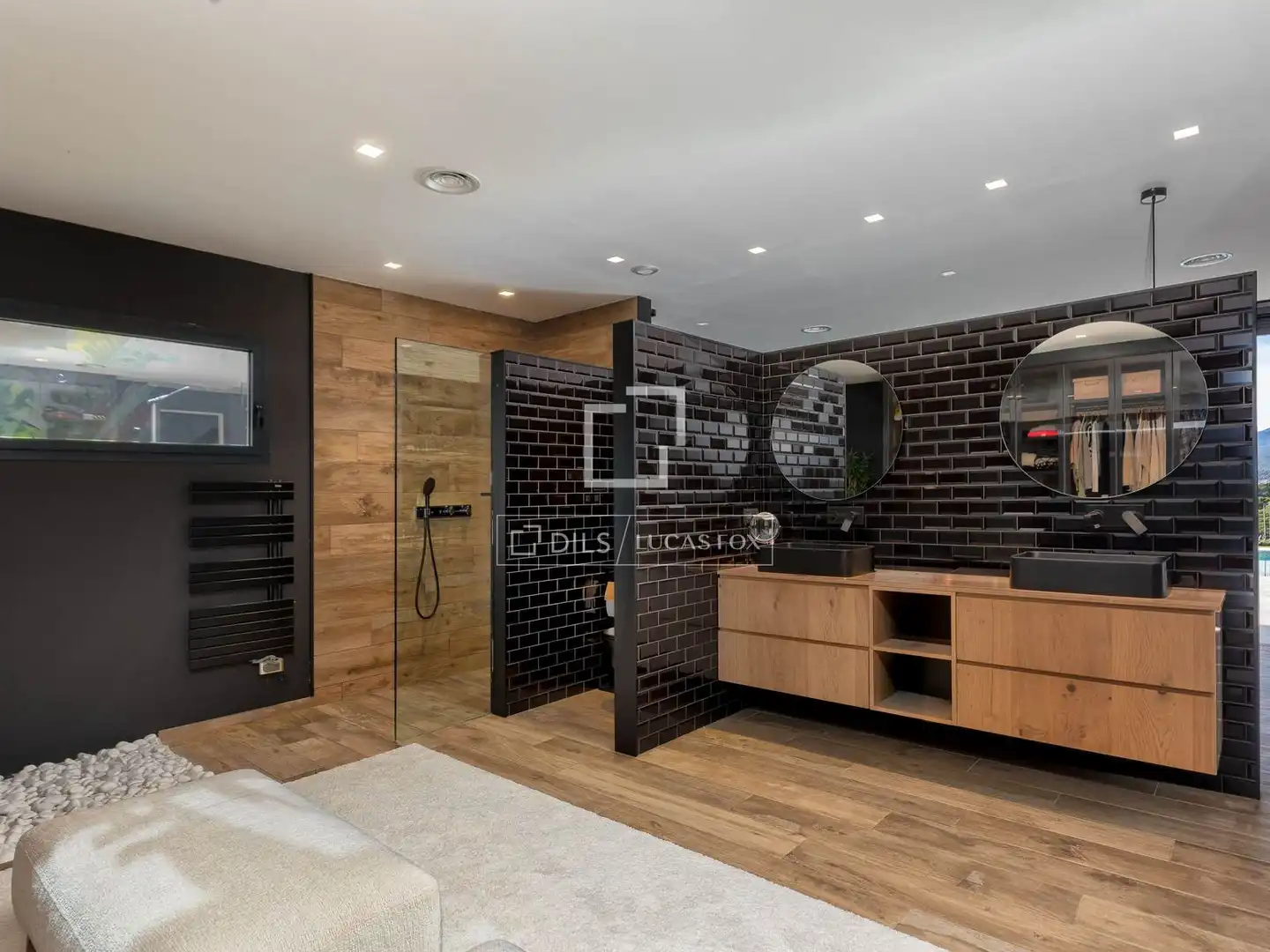 Baño de Casa o chalet en venta en Sant Julià de Ramis con Aire acondicionado, Calefacción y Terraza