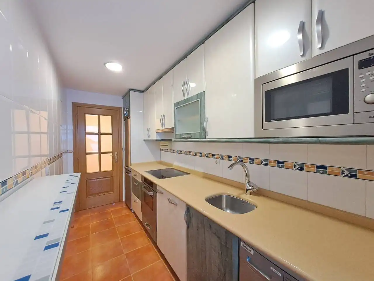 Küche von Wohnung zur Miete in Burgos mit Heizung, Parkett und Terrasse