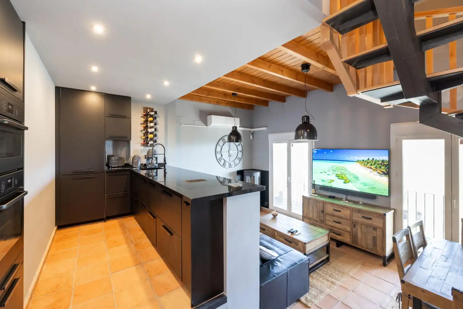 Cocina de Dúplex en venta en Sierra Nevada con Calefacción, Terraza y Trastero
