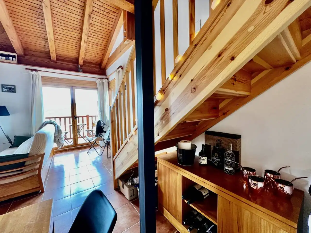 Apartamento de alquiler en Alp con Calefacción, Terraza y Amueblado