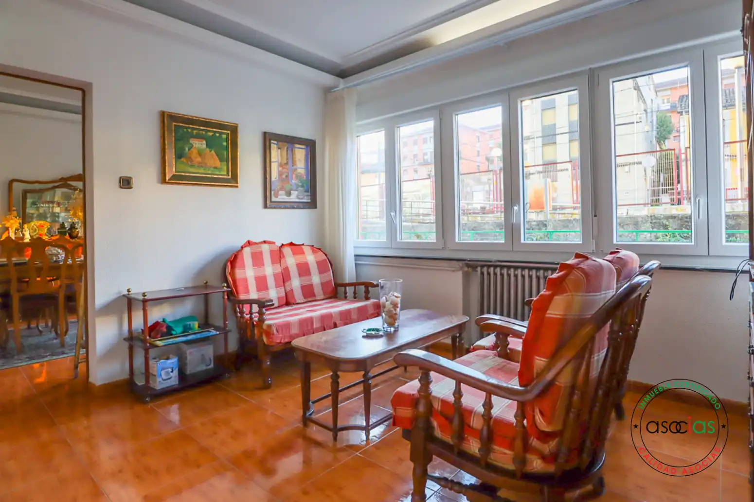 Sala de estar de Casa o chalet en venta en Langreo con Calefacción, Trastero y Amueblado