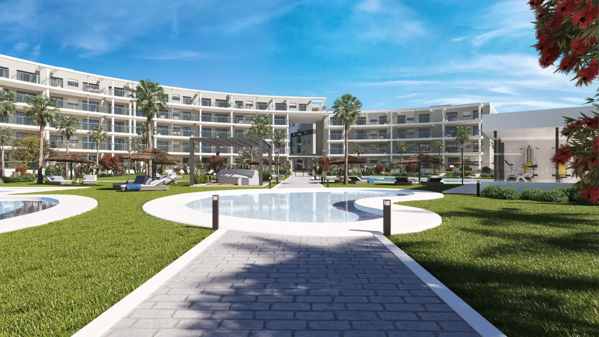 Vista exterior de Apartament en venda en Manilva amb Aire condicionat, Calefacció i Terrassa