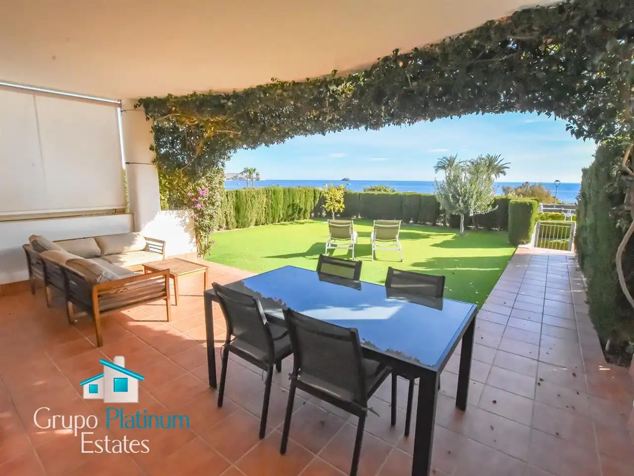 Garden of Apartments for sale in Pulpí  with Air Conditioner, Heating and Terrace