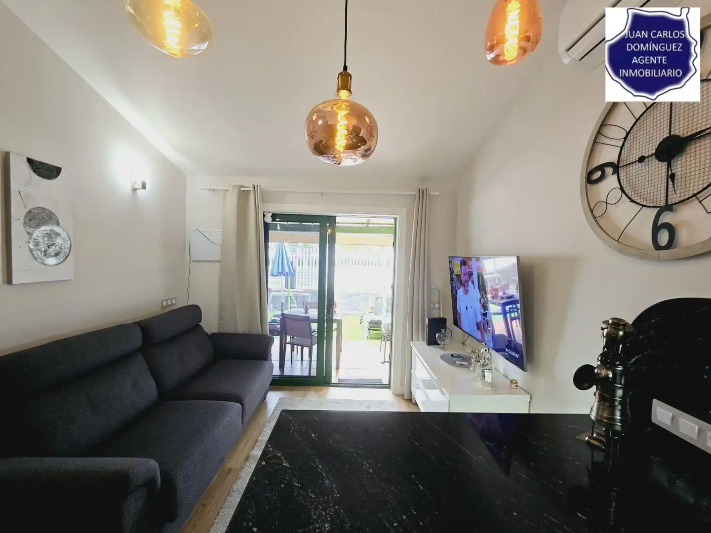Sala de estar de Casa o chalet de alquiler en San Bartolomé de Tirajana con Aire acondicionado, Jardín privado y Terraza