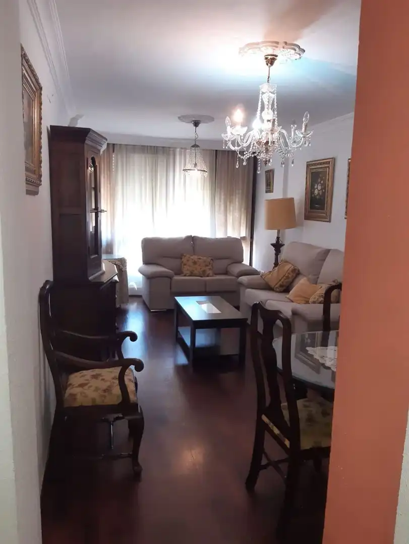 Sala de estar de Piso de alquiler en Sevilla con Aire acondicionado, Amueblado y Horno