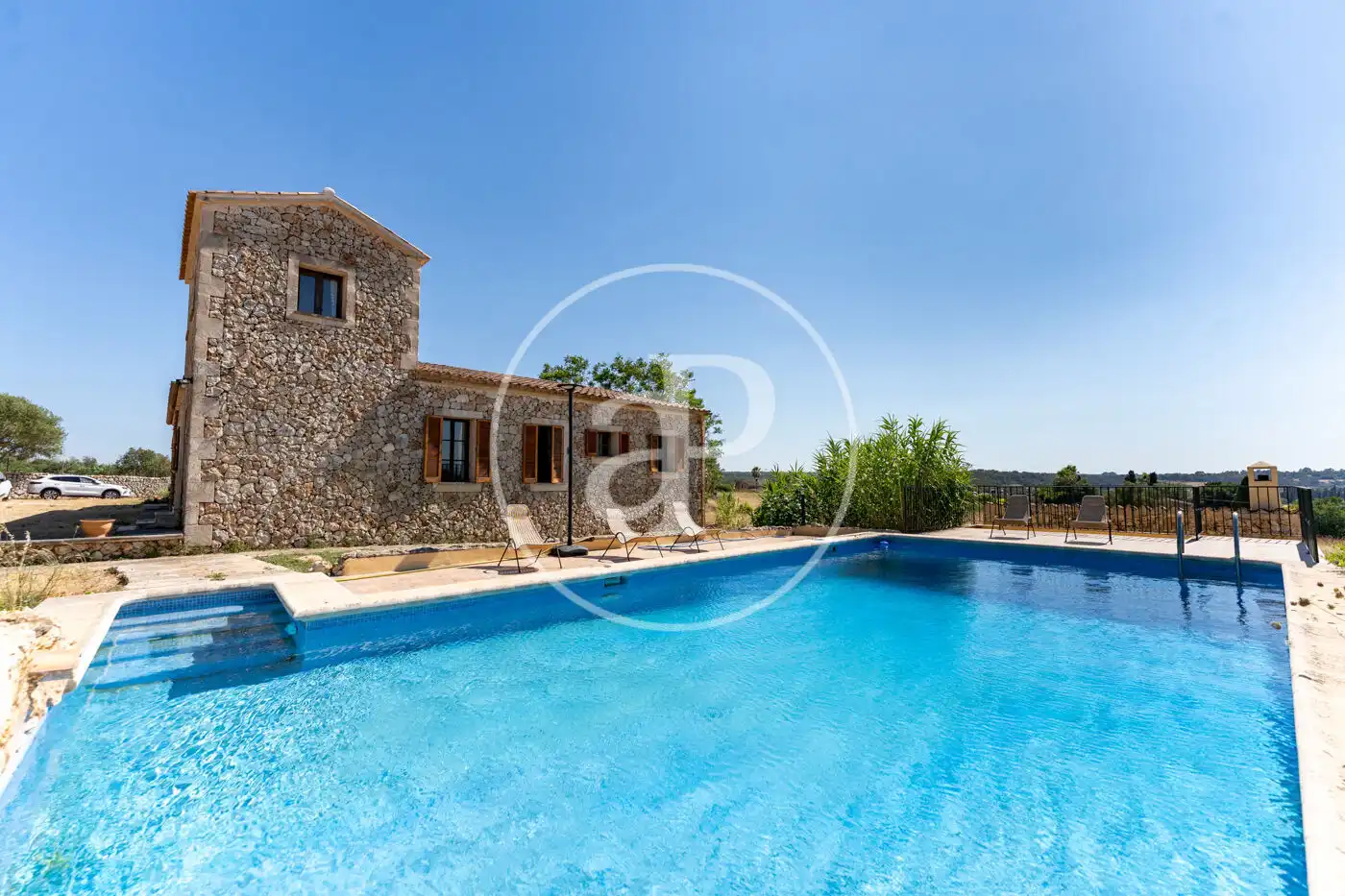 Swimming pool of Houses for rent in Sencelles  with Air Conditioner, Heating and Private garden