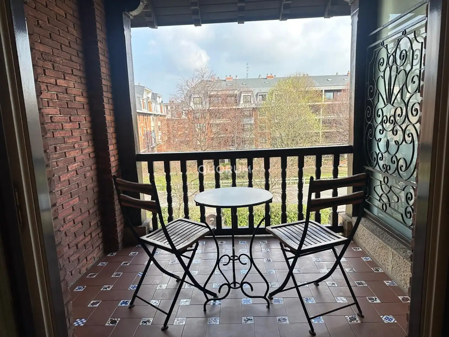 Terraza de Piso en venta en Getxo  con Calefacción, Jardín privado y Amueblado