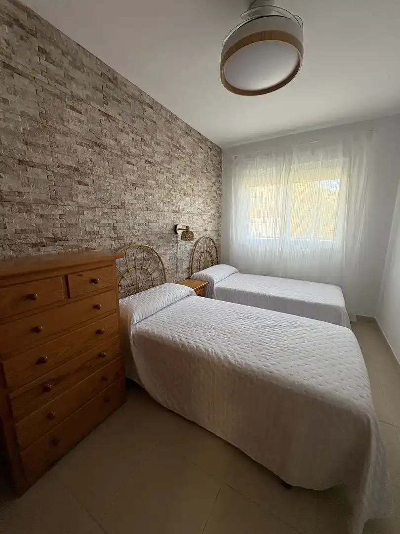 Schlafzimmer von Wohnung zur Miete in Carboneras mit Klimaanlage, Schwimmbad und Möbliert