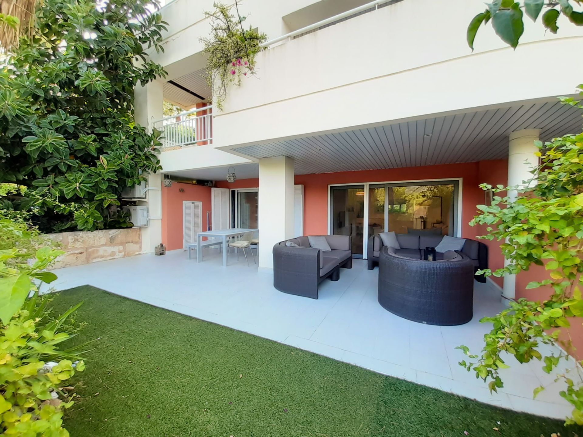 Terrassa de Apartament de lloguer en Calvià amb Aire condicionat, Calefacció i Jardí privat