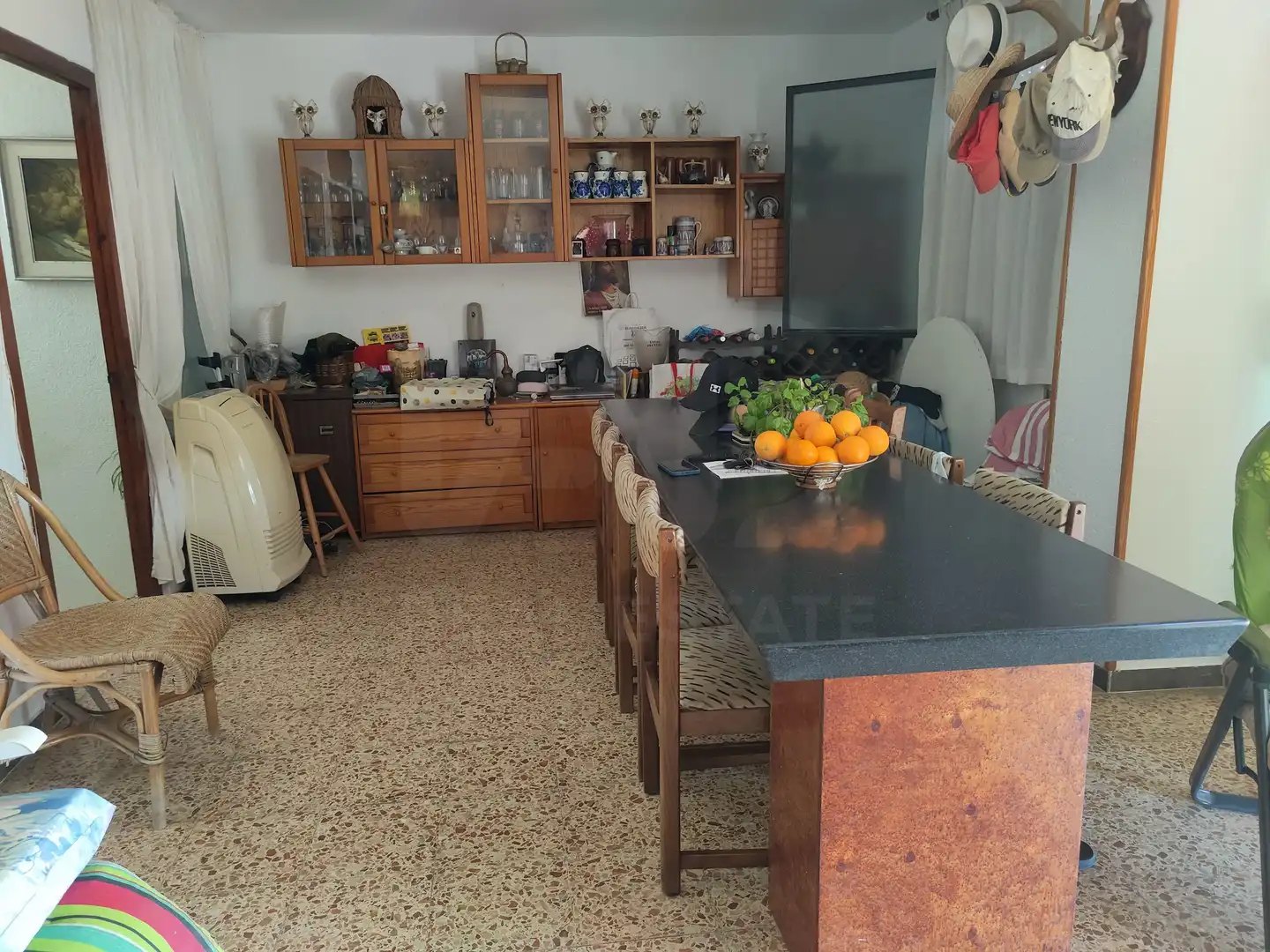 Cuina de Finca rústica en venda en Sant Vicenç Dels Horts amb Calefacció, Terrassa i Piscina