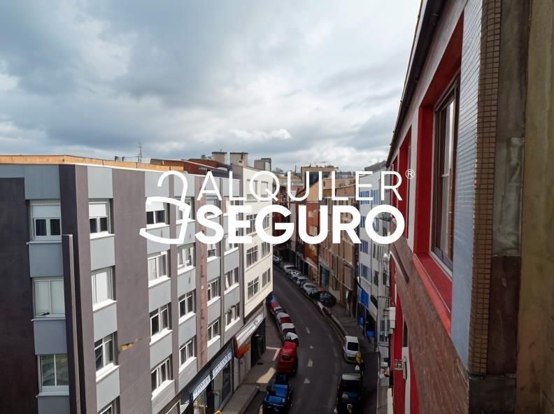 Exterior view of Flat to rent in A Coruña Capital   with Furnished
