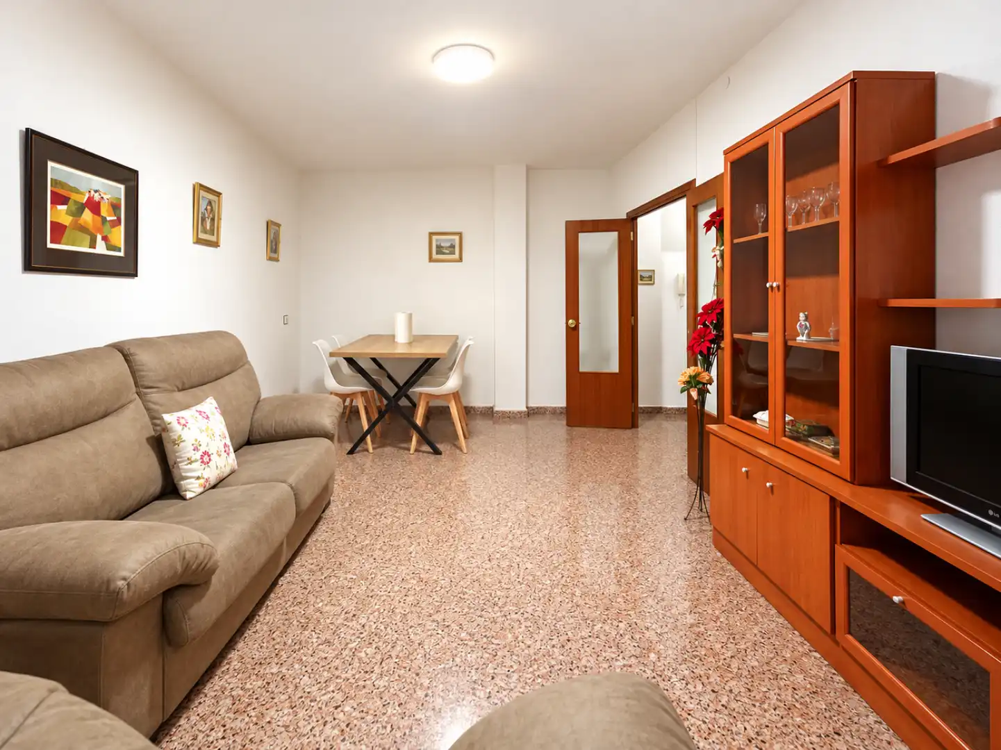 Sala de estar de Piso de alquiler en Abarán, Murcia