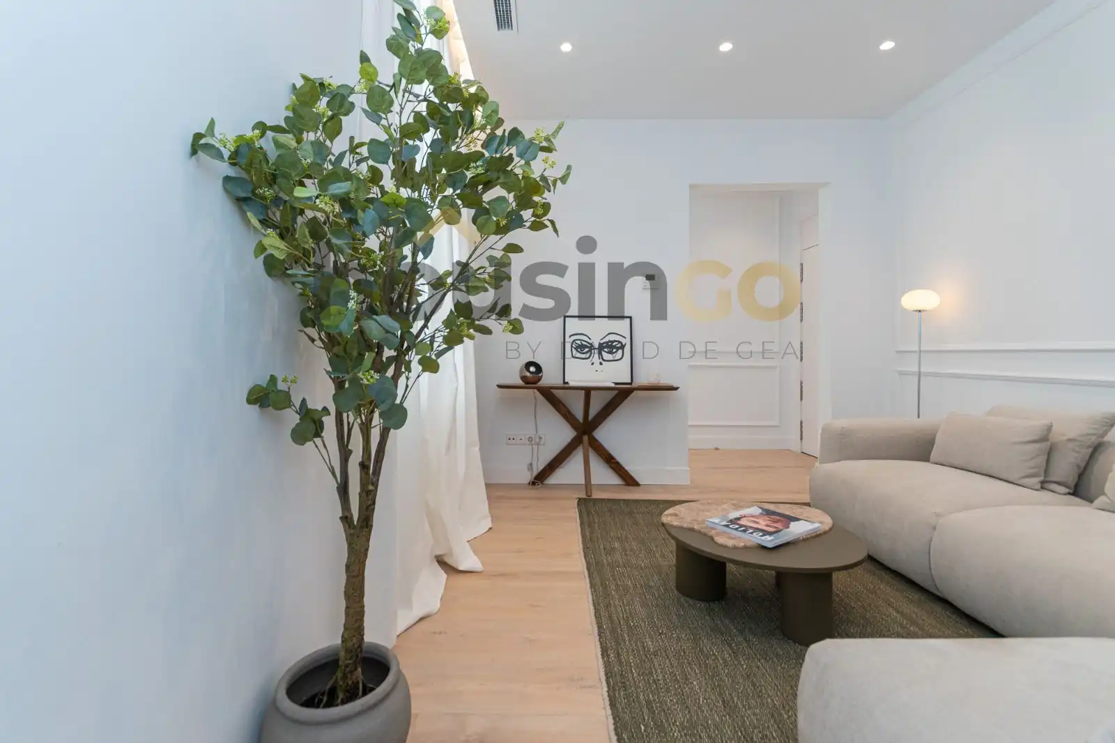 Wohnzimmer von Wohnung zum Verkauf in Madrid mit Klimaanlage, Heizung und Möbliert